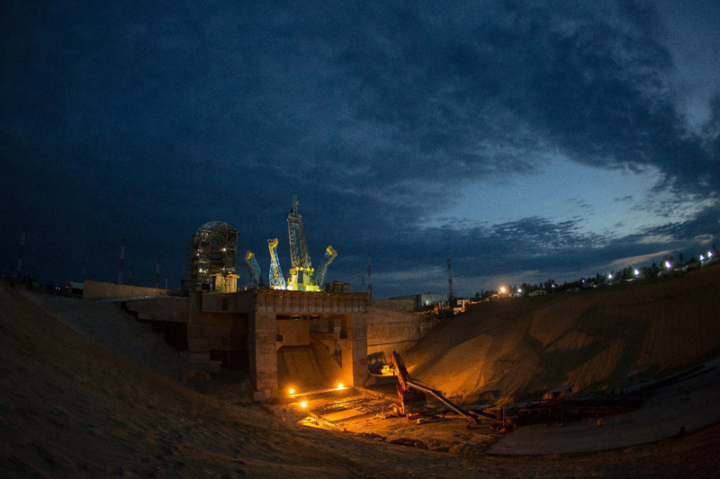 Illustration for article titled Check Out Russia's New Spaceport Being Built
